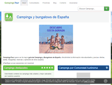 Tablet Screenshot of campingstour.com